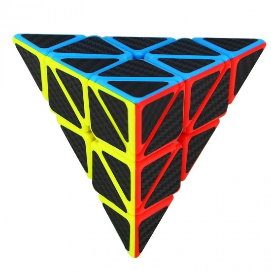 Cub Magic 3x3x3, Moyu MoFangJiaoShi Pyraminx, fibra de carbon, 59CUB-1 Cub Magic 3x3x3, Moyu MoFangJiaoShi Pyraminx, fibra de carbon, 59CUB-1