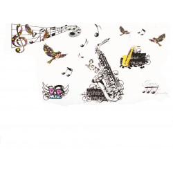 Sticker decorativ 5D Jazz music Sticker decorativ 5D Jazz music