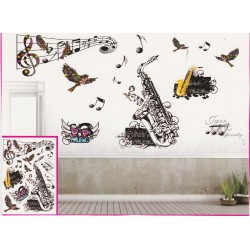 Sticker  decorativ  5D Jazz music 