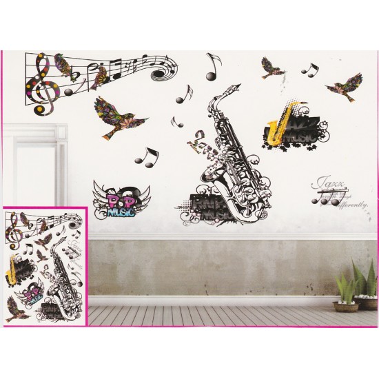 Sticker decorativ 5D Jazz music Sticker decorativ 5D Jazz music