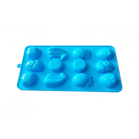 Forma din silicon pentru bomboane, gheata, model Legume, 23DX