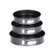 Set 3 Tavi forma rotunda pentru prajituri, bucatarie, Rose, 65COF Set 3 Tavi forma rotunda pentru prajituri, bucatarie, Rose, 65COF