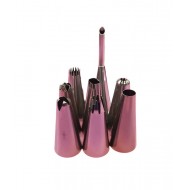 Set 8 duiuri ornat din inox, Rose, 59COF Set 8 duiuri ornat din inox, Rose, 59COF