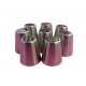 Set 8 duiuri ornat din inox cu adaptor inclus, 4.2 cm, Rose, 84COF Set 8 duiuri ornat din inox cu adaptor inclus, 4.2 cm, Rose, 84COF