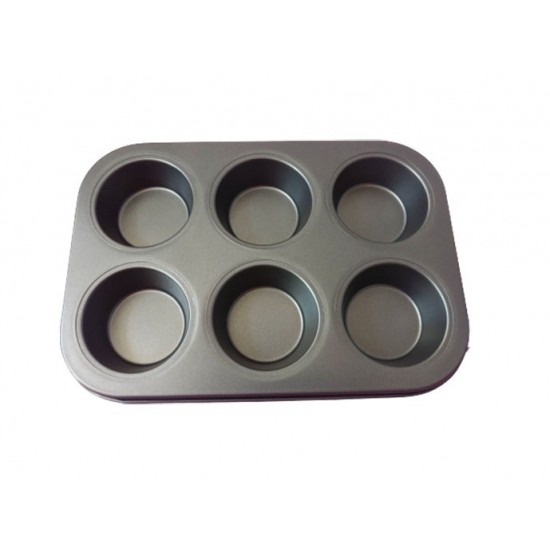 Tava De Copt 6 Briose, 6 Cupe din silicon, 70COF Tava De Copt 6 Briose, 6 Cupe din silicon, 70COF