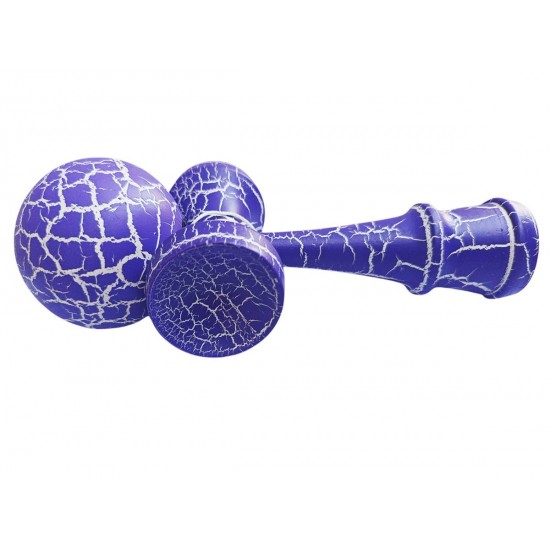 Kendama Profesionala, Bila din lemn, Design artistic cu finisaj Crapatura + Sticker pentru Telefon, 109KD
