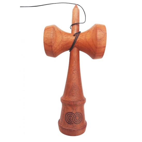 Kendama din lemn natural, Bila lemn + Sticker pentru telefon, 143KD