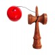 Kendama din lemn natural, Bila lemn + Sticker Waterproof USA pentru telefon, 148KD