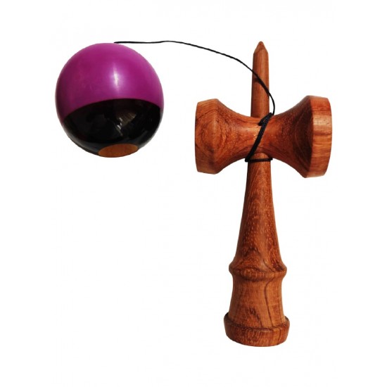 Kendama din lemn natural, Bila lemn + Sticker Waterproof USA pentru telefon, 149KD