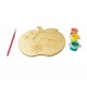 Pictura pe lemn, Model Mar, 13 cm, 203LF