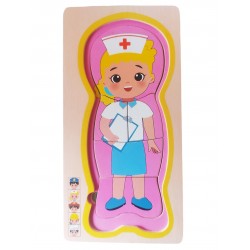 Puzzle stratificat meserii,  Pentru invatat meseriile, 22200145