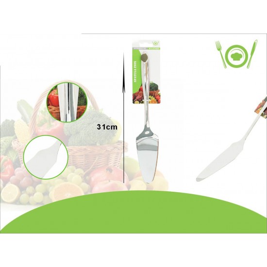 Spatula din inox, decorare torturi sau servire, Inox, 31 cm, 458COF Spatula din inox, decorare torturi sau servire, Inox, 31 cm, 458COF