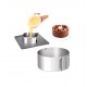 Forma pentru torturi, rotunda reglabila 16-30 cm, Inaltime 8,8 cm, Inox, 461COF Forma pentru torturi, rotunda reglabila 16-30 cm, Inaltime 8,8 cm, Inox, 461COF