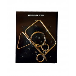Puzzle brain twister din metal, Pentru copii si adolescenti, 7 cm, 477CUB-2 Puzzle brain twister din metal, Pentru copii si adolescenti, 7 cm, 477CUB-2