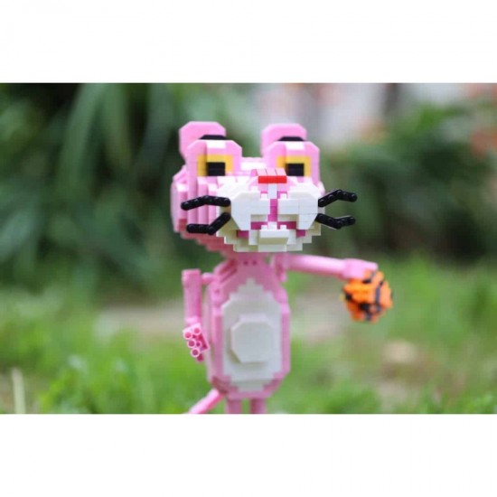 Set constructie Pantera Roz din micro caramizi, 820 piese, 511CUB Set constructie Pantera Roz din micro caramizi, 820 piese, 511CUB