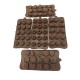 Set 5 forme din silicon pentru ciocolata, bomboane, jeleuri sau mini deserturi – modele diverse, 548COF-2