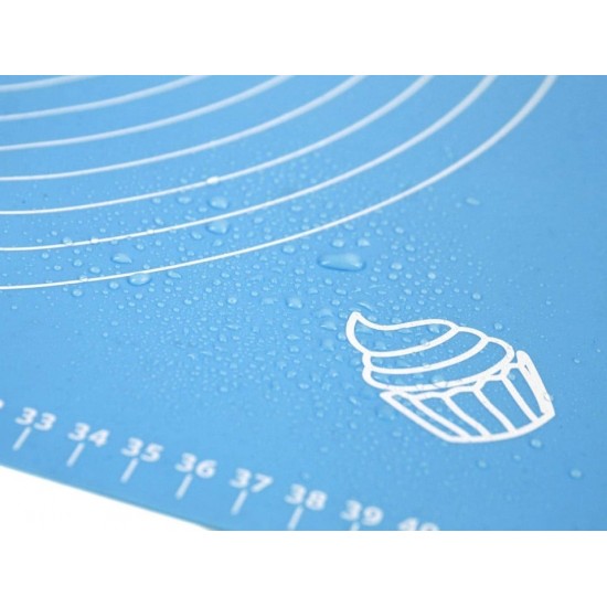 Covoras pentru aluat din silicon, foaie antiaderenta, 60x80 cm, Albastru, 557COF Covoras pentru aluat din silicon, foaie antiaderenta, 60x80 cm, Albastru, 557COF