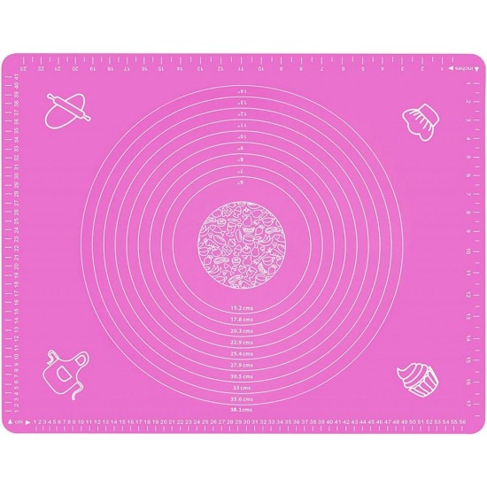 Covoras pentru aluat din silicon, foaie antiaderenta, 60x80 cm, Mov, 558COF Covoras pentru aluat din silicon, foaie antiaderenta, 60x80 cm, Mov, 558COF