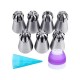 Set 10 piese, 7 Duiuri de Ornament pentru Torturi si Prajituri, 1 pos silicon. 1 adaptor, 100 de posuri, 562COF Set 10 piese, 7 Duiuri de Ornament pentru Torturi si Prajituri, 1 pos silicon. 1 adaptor, 100 de posuri, 562COF