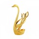 Set 6 lingurite cu suport Lebada, Luxury Gold, 14 cm, A13834 Set 6 lingurite cu suport Lebada, Luxury Gold, 14 cm, A13834