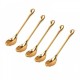Set 6 lingurite cu suport Lebada, Luxury Gold, 14 cm, A13834 Set 6 lingurite cu suport Lebada, Luxury Gold, 14 cm, A13834