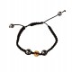 Bratara cu pietre Hematit si Charm, Negru, BR63 Bratara cu pietre Hematit si Charm, Negru, BR63