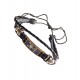 Bratara din piele ecologica, Zodiac Scorpion, Negru, BR44 Bratara din piele ecologica, Zodiac Scorpion, Negru, BR44