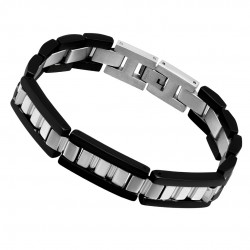 Bratara din otel inoxidabil, Grad chirurgical 316L, Wide Black, A4S2519 Bratara din otel inoxidabil, Grad chirurgical 316L, Wide Black, A4S2519