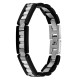 Bratara din otel inoxidabil, Grad chirurgical 316L, Wide Black, A4S2519 Bratara din otel inoxidabil, Grad chirurgical 316L, Wide Black, A4S2519