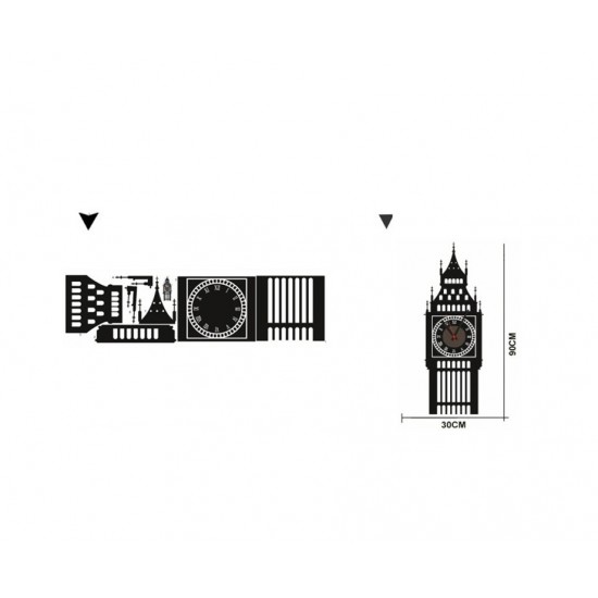 Ceas decorativ de perete, Big Ben, Ceas cu Autocolant, 90 cm, CD882 Ceas decorativ de perete, Big Ben, Ceas cu Autocolant, 90 cm, CD882