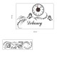 Ceas decorativ de perete, Fluturi, Ceas cu Autocolant, 55 cm, CD874 Ceas decorativ de perete, Fluturi, Ceas cu Autocolant, 55 cm, CD874