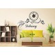 Ceas decorativ de perete, Fluturi, Ceas cu Autocolant, 55 cm, CD874 Ceas decorativ de perete, Fluturi, Ceas cu Autocolant, 55 cm, CD874