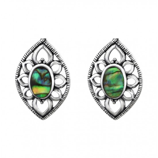 Cercei argint, Multicolor Abalone , A4S30829 Cercei argint, Multicolor Abalone , A4S30829