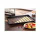 Covor din silicon pentru  Macarons, 48 de cavitati, Maro, 38 cm, 383COF