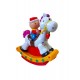 Cowboy pe cal, Balanseaza lumineaza si canta, Galben, 17135SX-1 Cowboy pe cal, Balanseaza lumineaza si canta, Galben, 17135SX-1