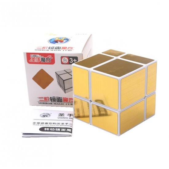 Cub Magic 2x2x2 ShengShou Mirror, Gold, 452CUB-1 Cub Magic 2x2x2 ShengShou Mirror, Gold, 452CUB-1