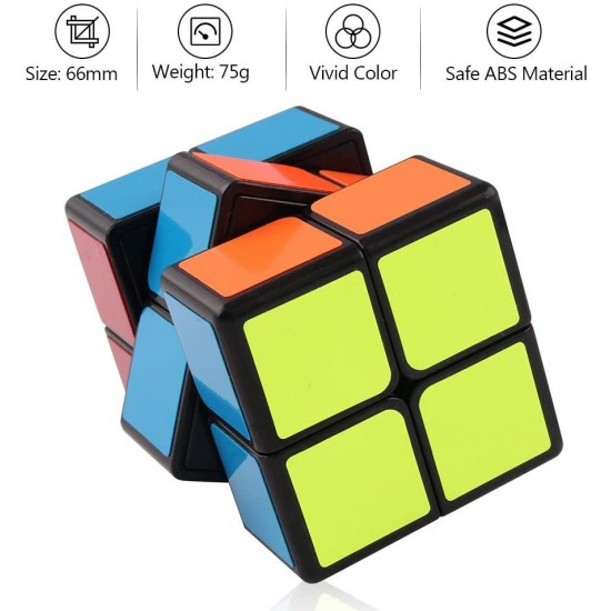 Cub Magic 2x2x3 QiYi SpeedCube, Black, 294CUB-1 Cub Magic 2x2x3 QiYi SpeedCube, Black, 294CUB-1