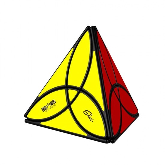 Cub Magic 3x3x3, QiYi Clover Pyraminx, Black, 468CUB-1 Cub Magic 3x3x3, QiYi Clover Pyraminx, Black, 468CUB-1