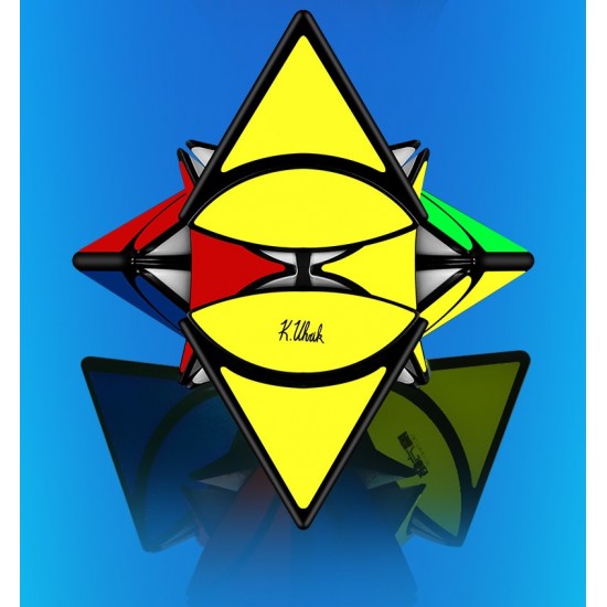 Cub Magic 3x3x3, QiYi Coin Tetrahedron Pyraminx , Black, 301CUB-1 Cub Magic 3x3x3, QiYi Coin Tetrahedron Pyraminx , Black, 301CUB-1
