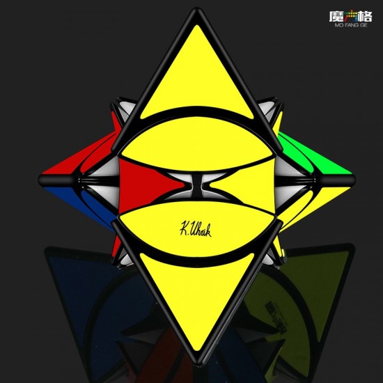 Cub Magic 3x3x3, QiYi Coin Tetrahedron Pyraminx , Black, 301CUB-1 Cub Magic 3x3x3, QiYi Coin Tetrahedron Pyraminx , Black, 301CUB-1
