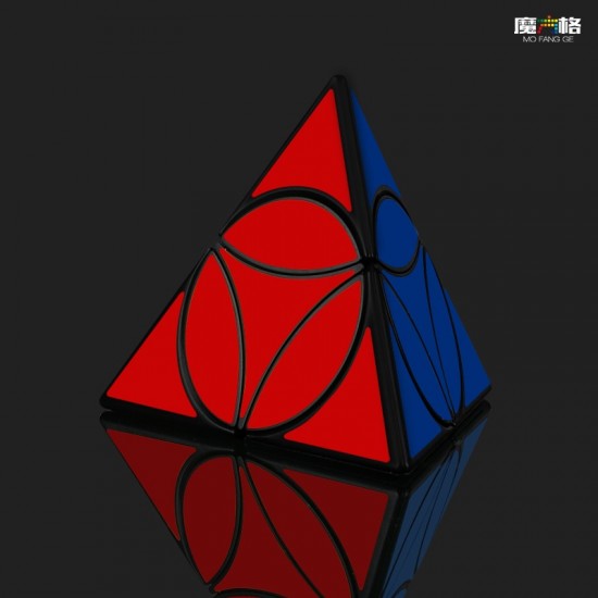 Cub Magic 3x3x3, QiYi Coin Tetrahedron Pyraminx , Black, 301CUB-1 Cub Magic 3x3x3, QiYi Coin Tetrahedron Pyraminx , Black, 301CUB-1