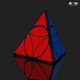 Cub Magic 3x3x3, QiYi Coin Tetrahedron Pyraminx , Black, 301CUB-1 Cub Magic 3x3x3, QiYi Coin Tetrahedron Pyraminx , Black, 301CUB-1