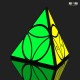 Cub Magic 3x3x3, QiYi Coin Tetrahedron Pyraminx , Black, 301CUB-1 Cub Magic 3x3x3, QiYi Coin Tetrahedron Pyraminx , Black, 301CUB-1