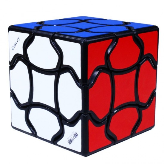 Cub Magic 3x3x3 QiYi Fluffy Speedcube, Black, 341CUB-1 Cub Magic 3x3x3 QiYi Fluffy Speedcube, Black, 341CUB-1