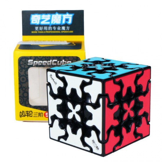 Cub Magic 3x3x3, QiYi Gear 5.7 cm SpeedCube, Black, 418CUB-1 Cub Magic 3x3x3, QiYi Gear 5.7 cm SpeedCube, Black, 418CUB-1