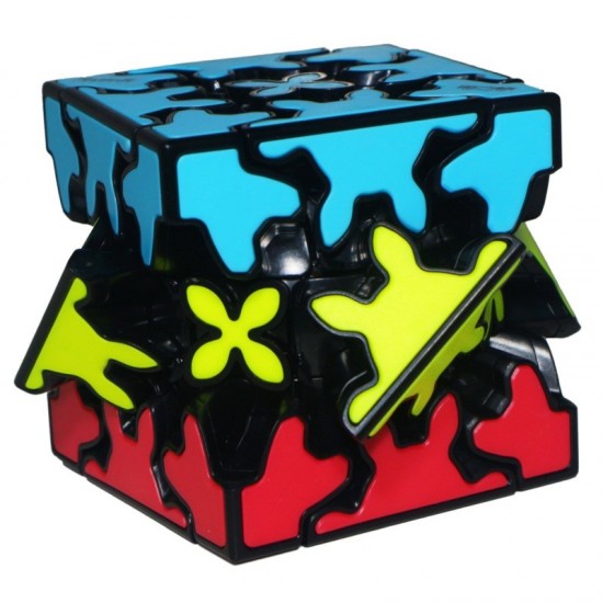 Cub Magic 3x3x3, QiYi Gear sandwich, Black, 456CUB-1 Cub Magic 3x3x3, QiYi Gear sandwich, Black, 456CUB-1