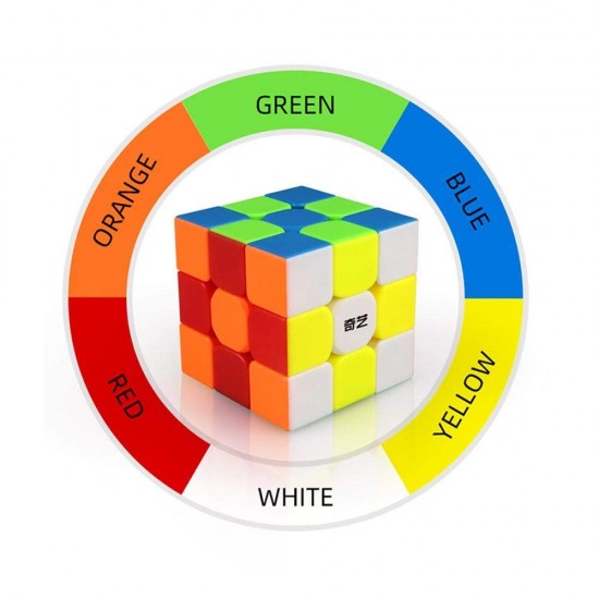 Cub Magic 3x3x3 QiYi QiMeng Plus 9 cm, Stickerless, 332CUB-1 Cub Magic 3x3x3 QiYi QiMeng Plus 9 cm, Stickerless, 332CUB-1