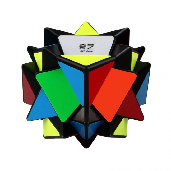 Cub Magic 3x3x3 QiYi Strange Shape Fisher Speedcube, Black, 340CUB-1 Cub Magic 3x3x3 QiYi Strange Shape Fisher Speedcube, Black, 340CUB-1