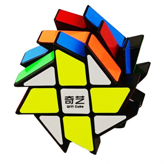 Cub Magic 3x3x3 QiYi Strange Shape Fisher Speedcube, Black, 340CUB-1 Cub Magic 3x3x3 QiYi Strange Shape Fisher Speedcube, Black, 340CUB-1