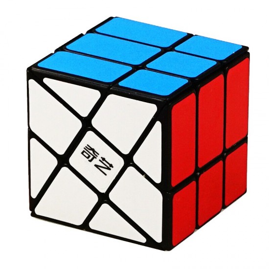 Cub Magic 3x3x3 QiYi Windmill Speedcube, Black, 460CUB-1 Cub Magic 3x3x3 QiYi Windmill Speedcube, Black, 460CUB-1
